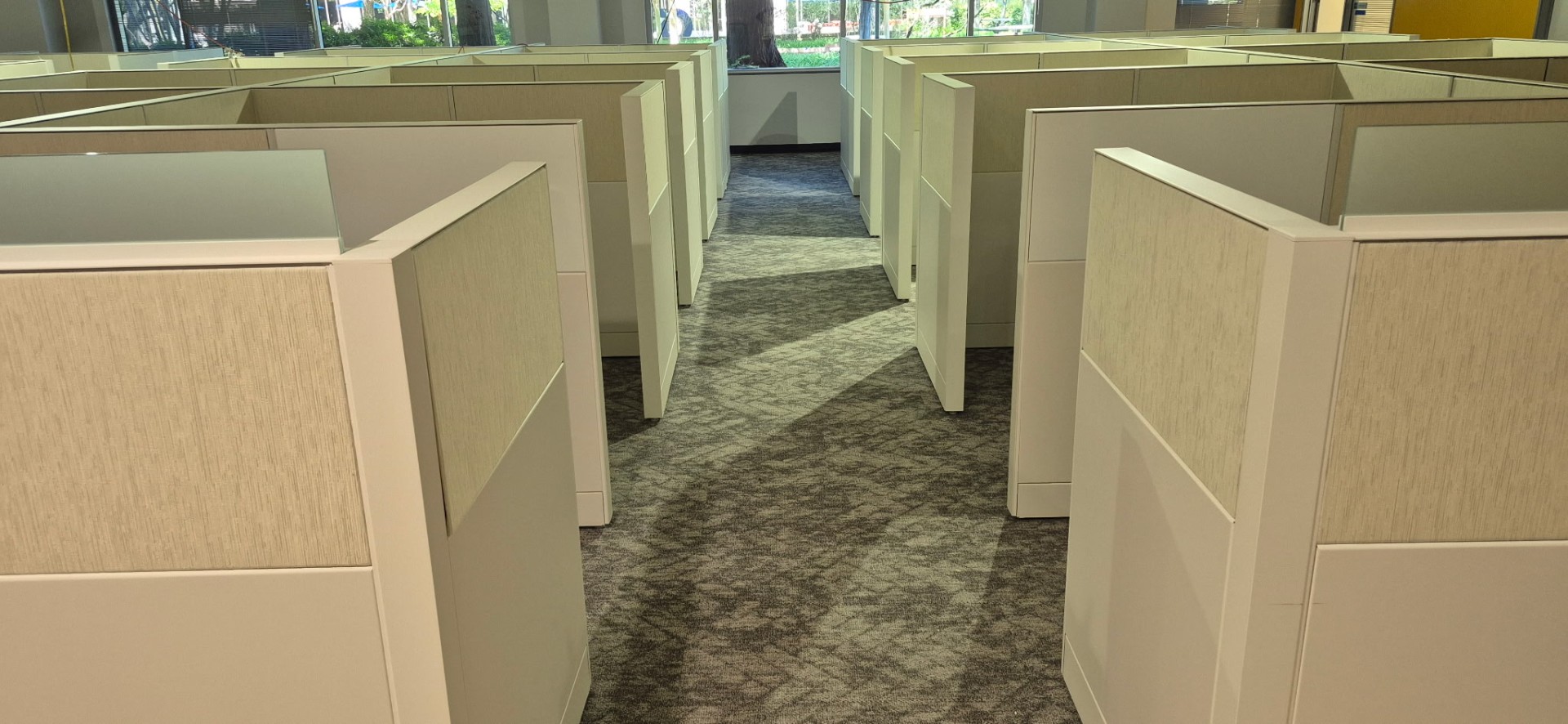 Cubicle Installation — commercial project by South Bay Works Force in the Bay Area