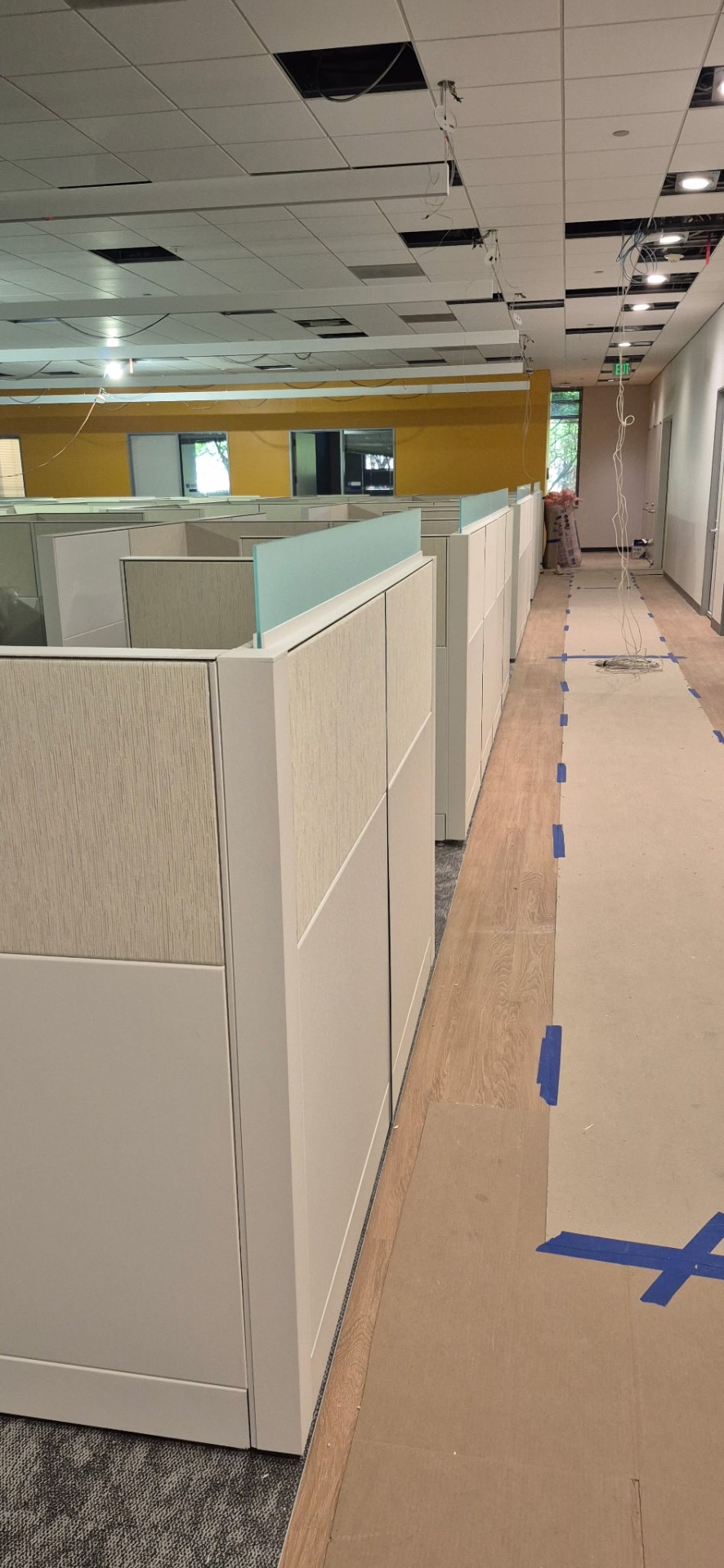 Cubicle Installation — commercial project by South Bay Works Force in the Bay Area
